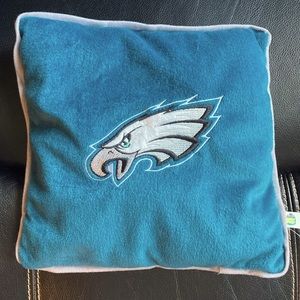 Good Stuff Philadelphia Eagles Green Velour Pillow